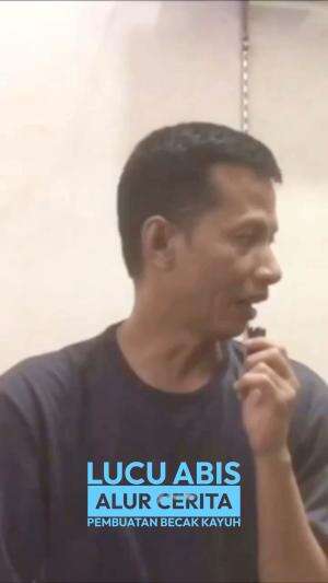 Lucu abis alur cerita pembuatan becak kayuh   #kocak  #ngakak  #lucu  #gokil  #lawak  #ketawa  #videohumor  #lucubanget 