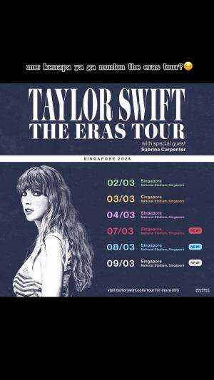 ada yg senasib juga gaakk:((( pengen bgt:(((( #taylorswift #theerastour #concert