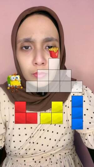 bantu spongebob ambil kentang goreng