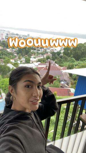 Ketemu cafe dengan  View bagus di Ambon 