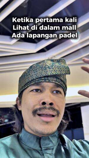 Ini gua yang kampungan atau orang-orang udah sepede ini sekarang? #padel