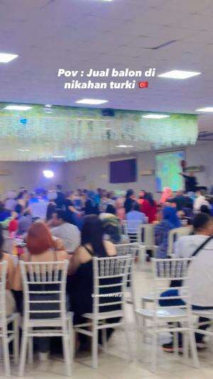 Jual balon di nikahan turki #indoturki #RCTIPlus 