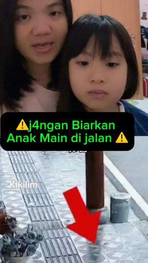 Gandeng anak ketika sedang berada dijalan,jangan biarkan mereka jalan sendiri #sharingiscaring #RCTIPlus #videoviral #videoedukasi #keselama