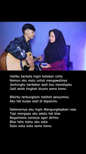 Lirik Lagu Hatiku Berkata Ingin Katakan Cinta | Sebenarnya Aku Ingin Mengungkapkan Rasa (D'BAGINDAS - SUKA SAMA KAMU) Cover Ivan Sany #ivans