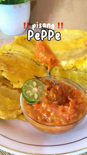 Jangan salah sebut ya, pisang peppe khas bugis makassar. #pisangpeppe