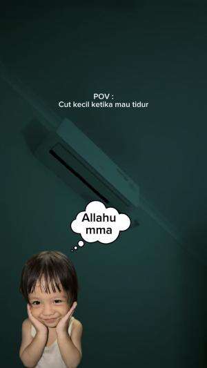 Jangan lupa doa sebelum Bobo ya teman2 ?? #bayilucu 