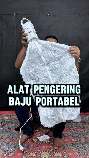 Rekomendasi alat pengering baju portabel mini yang bisa dilipat, cocok untuk anak kosan yang ingin mengeringkan pakaian secara instan.

#ala