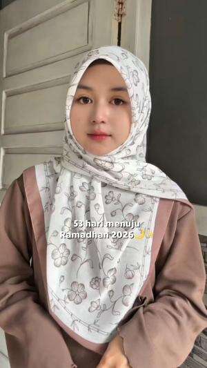 53 hari lagi menuju bulan penuh berkah ?✨ #hijab #hijabstyle #hijabi #hijabtutorial
