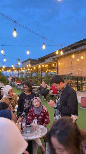 nongkrong with sunset