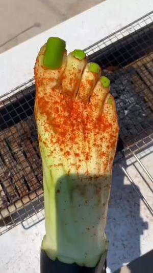 bikin sate terong kaki kuda