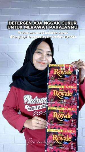 Tips pakaian wangi dan nggak lecek #royale #homeliving #pewangipakaian 