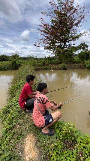 Mancing dikolam