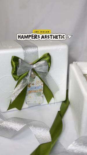 Biar hampersnya gak ngebosenin cobain deh pake ini 😍  #hampers #spill 