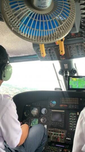 my first helicopter ride!
