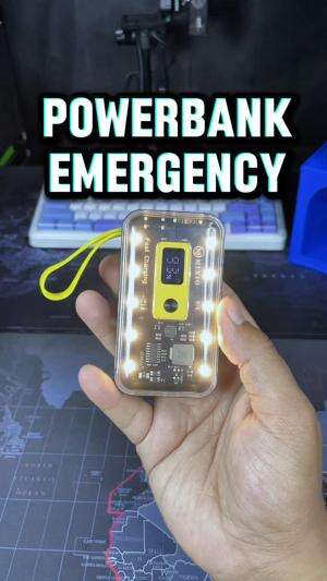 Powerbank MIXIO MP-02 yang bisa dijadikan sebagai lampu emergency.

#mixiomp02 #powerbankmixio #powerbankmurah #powerbankemergency #lampueme