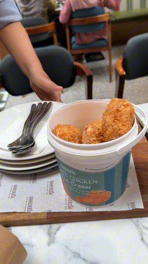 ice cream bentuk ayam goreng bakerzin