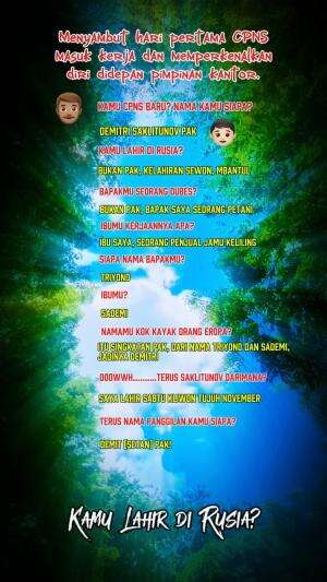 CPNS 2025 KELAHIRAN RUSIA??? #fyp #Viral  #trending  #videohumor #hiburan 
