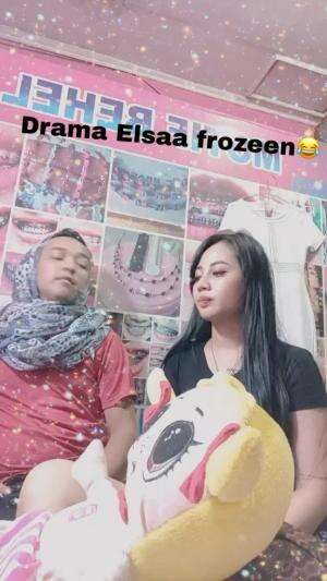 Dramaa Elsa frozen😂😂