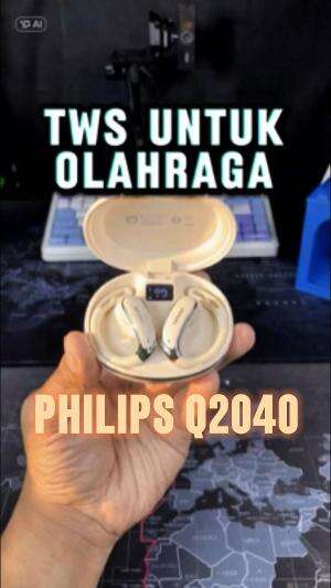 TWS terbaru dari PHILIPS Q2040 yang sangat nyaman dipakai untuk olahraga ataupun aktivitas berat lainya . 

#philipsq2040 #twsolahraga #twsp