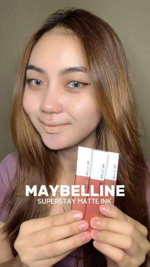 Dari ketiga warna ini lebih suka warna yg mana nihhh #maybellinesuperstay #makeup #beauty #chikaaprlaa #26082025