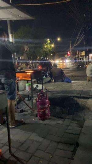 PALANG SEPUR KERETA API HASANUDIN SEMARANG