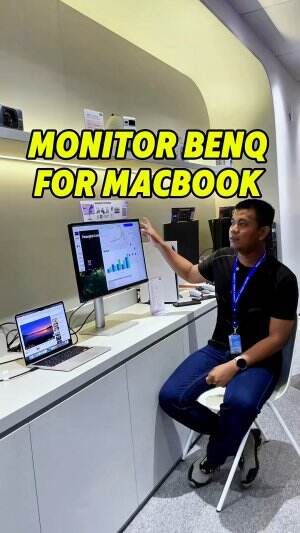 Monitor BENQ MA270U cocok banget nih buat pengguna MacBook. 

#benqma270u #monitorformacbook #monitorbenq #monitormacbook 