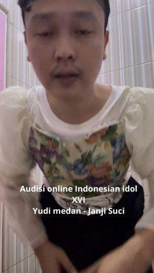 Audisi Online Indonesian idol XVI YUDI Medan- Janji Suci usia saya 24 Tahun asli medan Sumatra utara #indonesiaidol #AkuDiAudisiIdol #indone