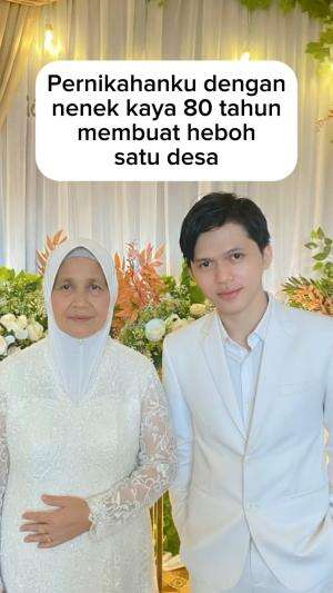 pernikahanku dengan nenek kaya heboh satu desa #viral 