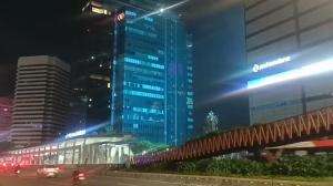 Indahnya kota Jakarta di malam hari 😍