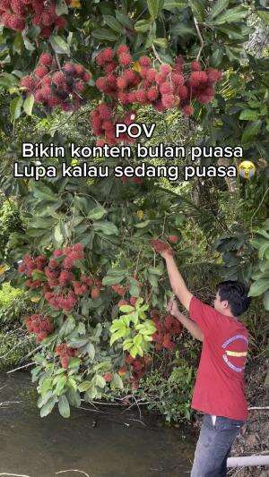 Lupa kalau lagi puasa 😅