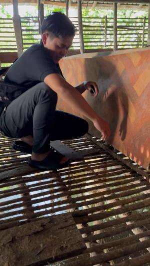 Mancing dikandang bebek