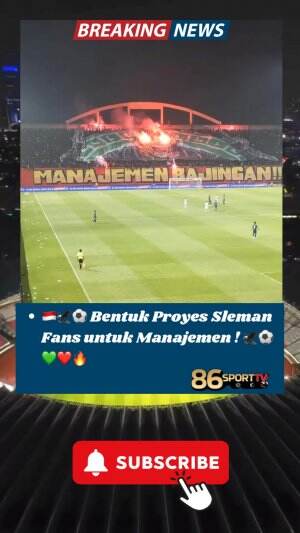 Bentuk protes sleman fans untuk manajemen  #pssleman #brigatacurvasud #slemanhits 