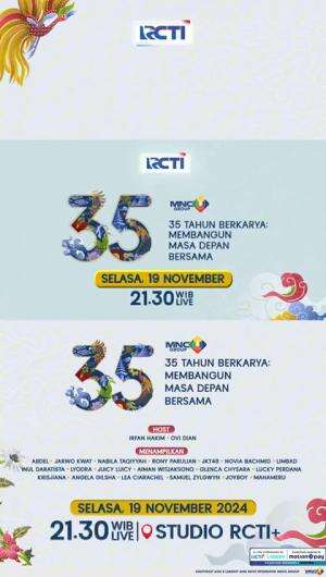 Malam Puncak 35 Tahun MNC Group pasti bakal pecah dan seru banget!