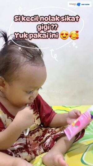 Pasta gigi Tropee bebe x Pinkfong ~ Rahasia si kecil rajin sikat gigi 🥰 #tropeebebe #pinkfong #tropeebebexpinkfong #shorts+