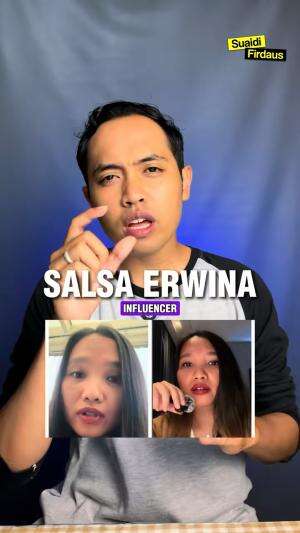 Sosok asli Salsa Erwina, Influencer yang Menantang Debat Ahmad Sahroni