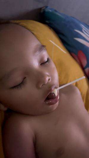 Kalo lagi aktif aja gemesin kalo lagi tidur juga adaa aja yang bikin gemes duh toodlerku  #Masyaallah 😍😍 