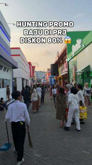 hunting promo baju di PRJ