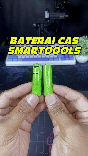 Inovasi baterai terbaru dari SMARTOOOLS, type AA yang bisa di cas di baterai nya secara langsung pakai type c.

#smartoools #bateraismartooo