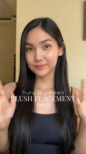 Part 2 - Different blush placement  #Tutor makeup casual 