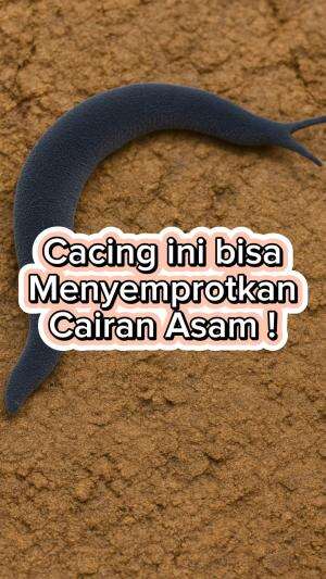 🐛 “Jangan Remehkan Cacing Ini! Senjatanya Bikin Musuh Tak Berkutik!” #short 