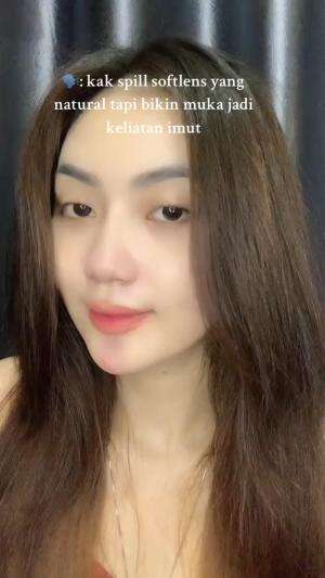 Udah imut belum nih hehehe #rekomendasisoftlens #softlens #softlenscantik #beauty #beautyful #beautyfull #chikaaprlaa