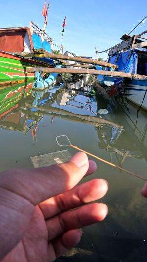 gagal ditangkap #mancing #fishing #shrimp #udang #nelayan #laut #jaring #ikan #reelsviral #animals #skill #fyp #trending