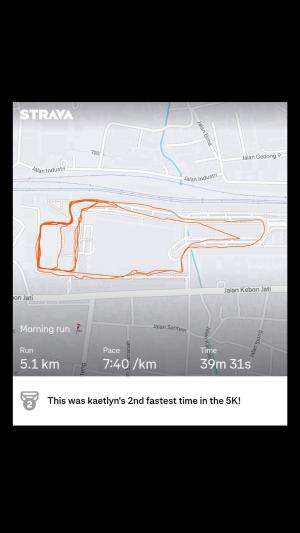 My 2nd morning run content 🏃‍♀️❤️