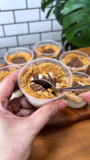 Resep & Hitungan Modal Cheesy Regal Choco Puding ❤️ enaknya dijual berapa yaa ? #idejualan #reseppuding #resepsimpel #resepmudah 