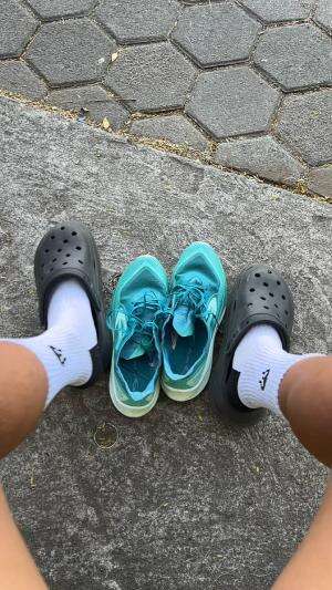 jogging with vieww #fypシ 