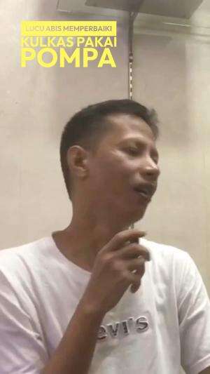 Lucu abis memperbaiki kulkas pakai pompa   #ngakak  #kocak  #gokil  #lucu  #lawak  #humorchallenge  #ketawa  #PalingLucu  #lucubanget 