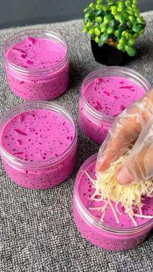 IDE JUALAN ES JELLY BUAH NAGA CANTIK