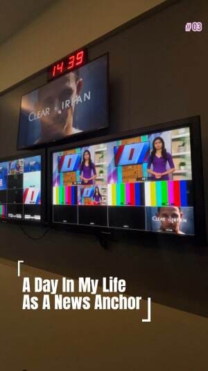A day in my life as a news anchor #work #adayinmylife 