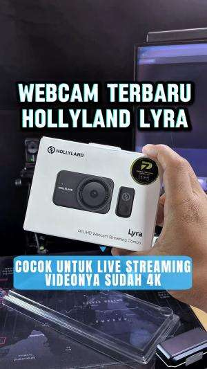 Pakai webcam HOLLYLAND LYRA agar live streaming kamu terlihat profesional apalagi autofokus nya sudah cepat. Kualitas nya juga hampir setara