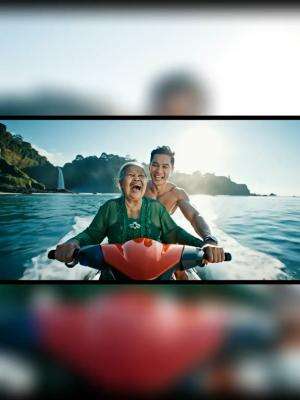 Nenek viral lagi liburan  #nenekviral